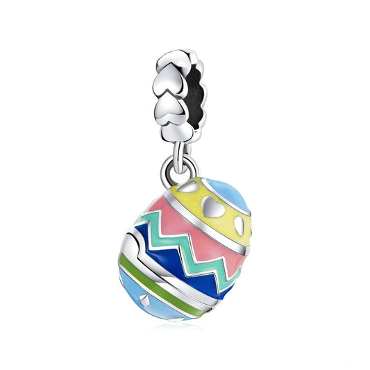 Jorrio Lucky Easter Eggs Openable Sterling Silver Charm