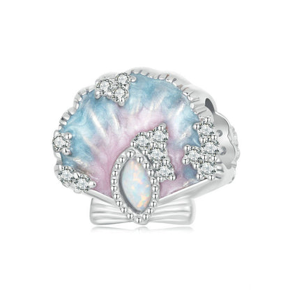 Jorrio Romantic Opal Fantasy Coloured Shell Sterling Silver Charm