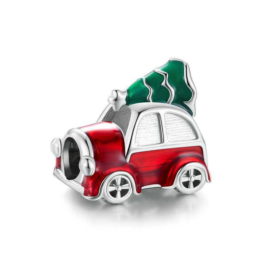 Jorrio handmade Christmas car sterling silver charms