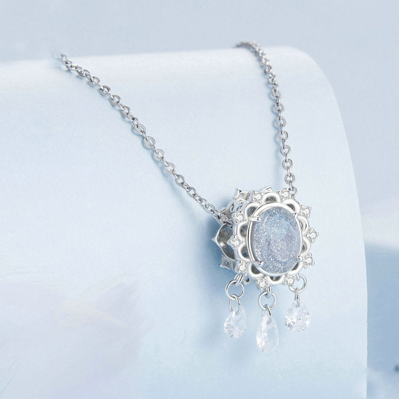 Jorrio Vintage Elegant Drop Shape Sterling Silver Charm