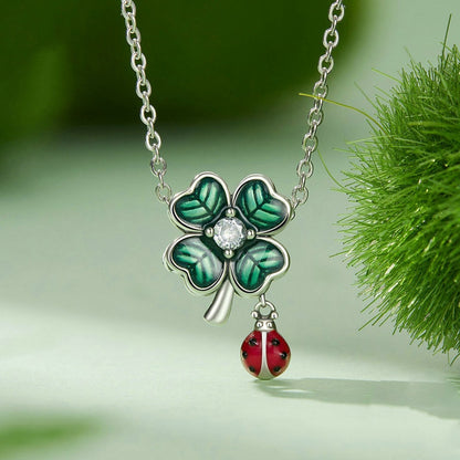 Jorrio Ladybird Lucky Clover Sterling Silver Charm