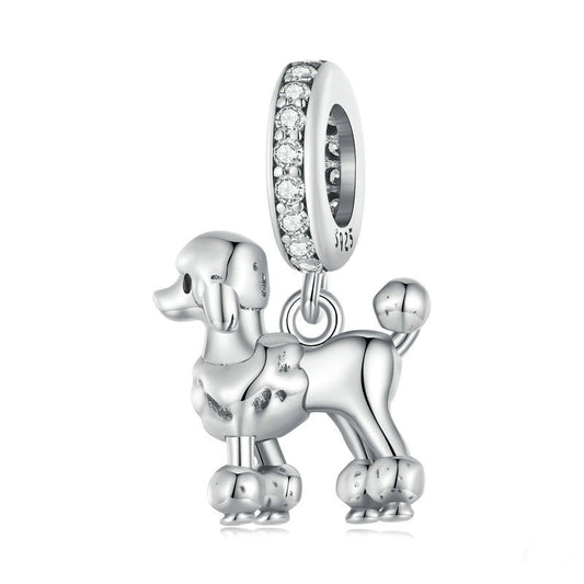 Jorrio Elegant Puppy Poodle Animal Sterling Silver Charm