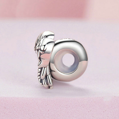 Jorrio Cute Little Boy Girl Locator Sterling Silver Charm