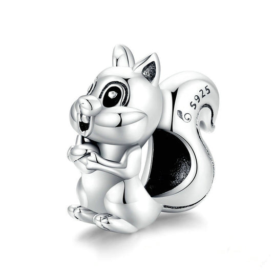 Jorrio Animal Cute Squirrel Sterling Silver Charm