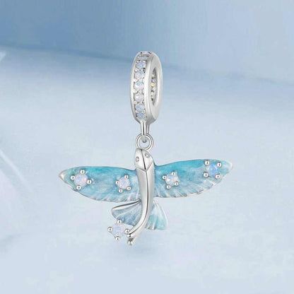 Jorrio Blue Flying Fish Sterling Silver Charm