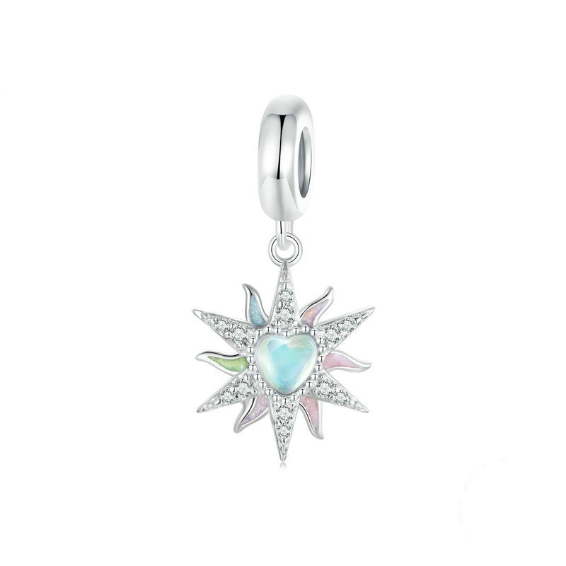 Jorrio Fantasy Colourful Sun Sterling Silver Charm