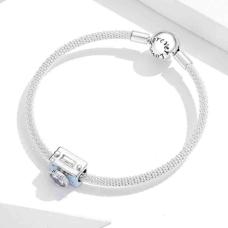 Jorrio Record Life Camera Sterling Silver Charm