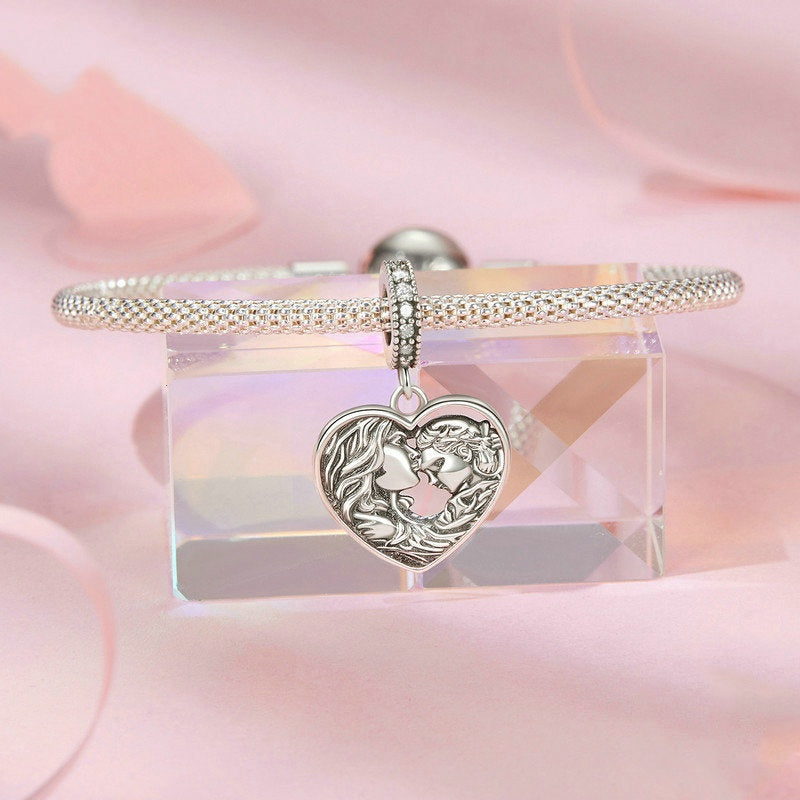 Jorrio Love Cozy Mother's Day Vintage Sterling Silver Charm