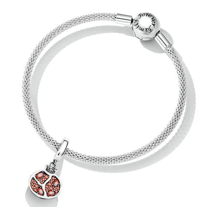 Jorrio Delicate Pomegranate Fruit Sterling Silver Charm