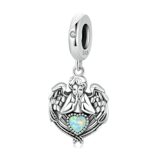 Jorrio Vintage Love Angel Sterling Silver Charm