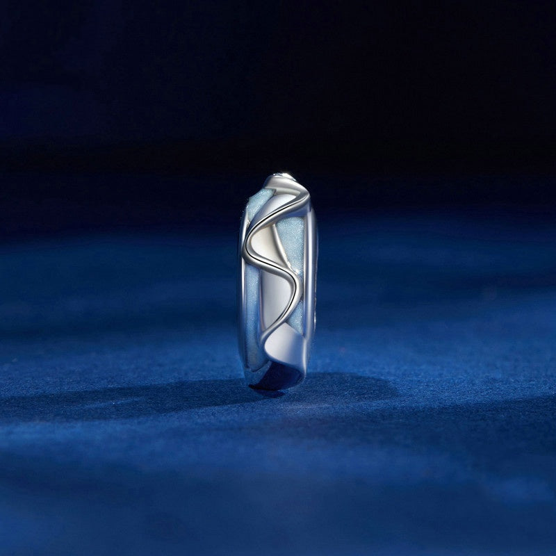 Jorrio Fantasy Star River Silicone Positioning Sterling Silver Charm