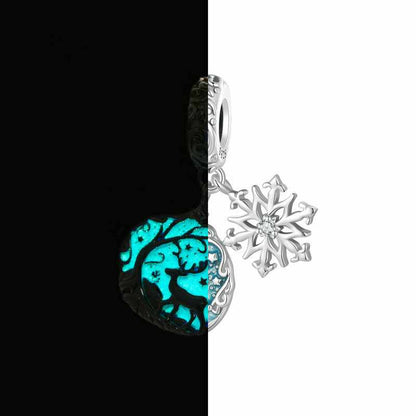 Jorrio Handmade Christmas Glow In The Dark Elk Charms