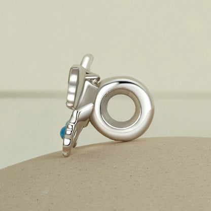 Jorrio Classical Blue Butterfly Sterling Silver Charm
