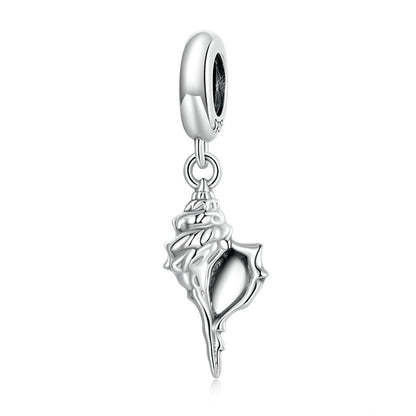 Jorrio Ocean Silver Conch Handmade Sterling Silver Charm