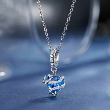 Jorrio Fantasy Magic Prom Heart Sterling Silver Charm