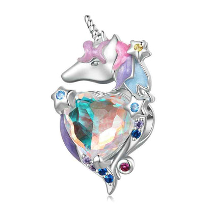 Jorrio handmade dazzling Unicorn sterling silver charms