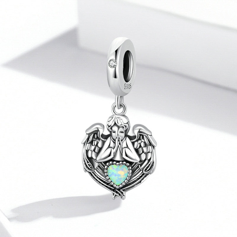 Jorrio Vintage Love Angel Sterling Silver Charm