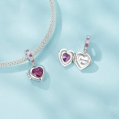 Jorrio Openable Forever Love Sterling Silver Charm