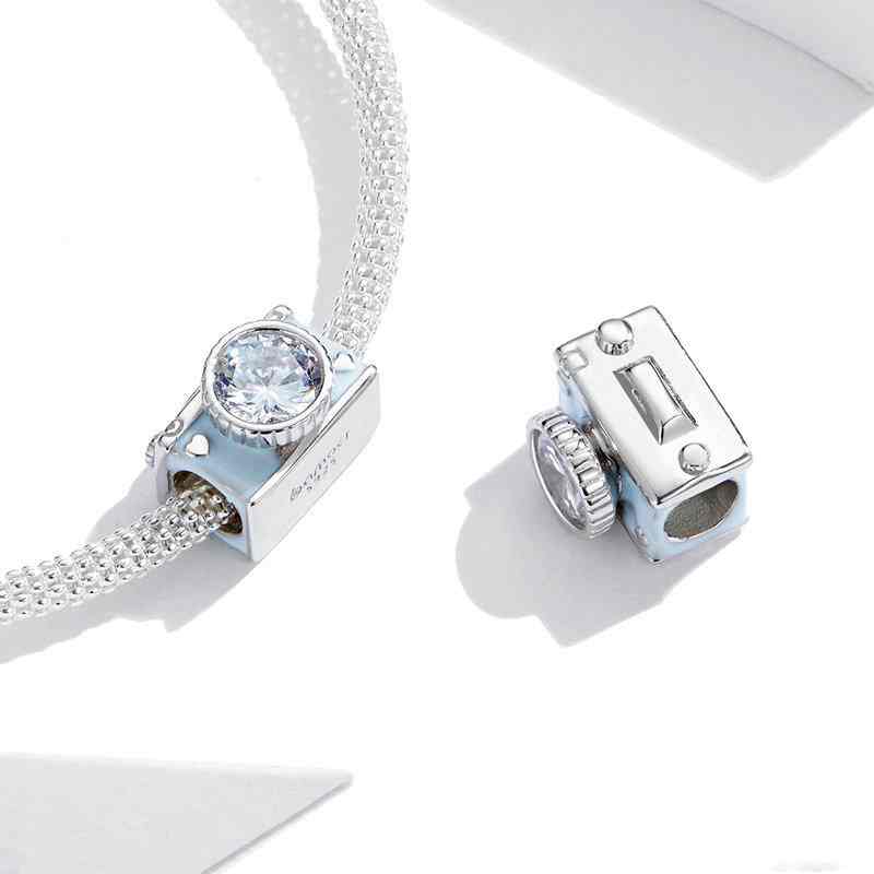 Jorrio Record Life Camera Sterling Silver Charm