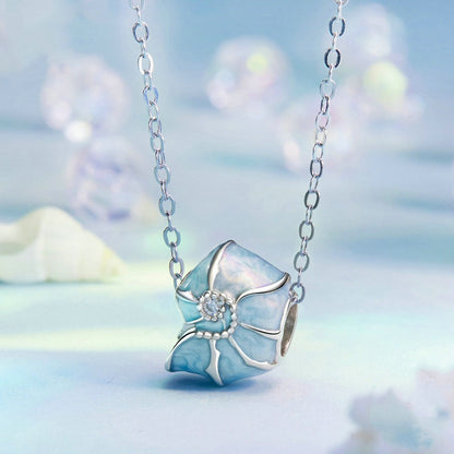 Jorrio Summer Blue Conch Sterling Silver Charm