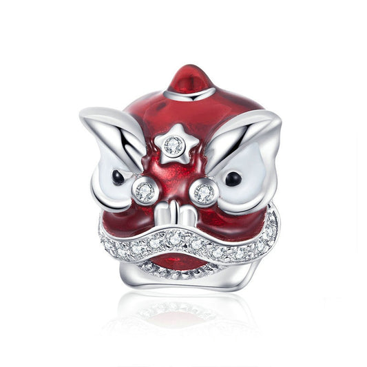 Jorrio New Year Celebration Lion Dance Sterling Silver Charm