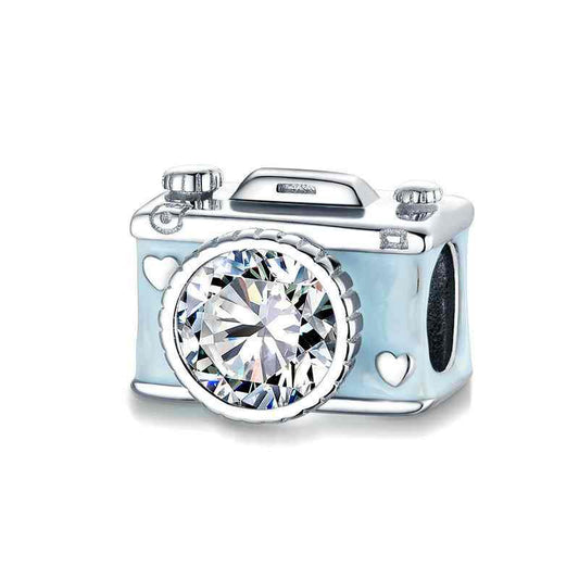 Jorrio Record Life Camera Sterling Silver Charm