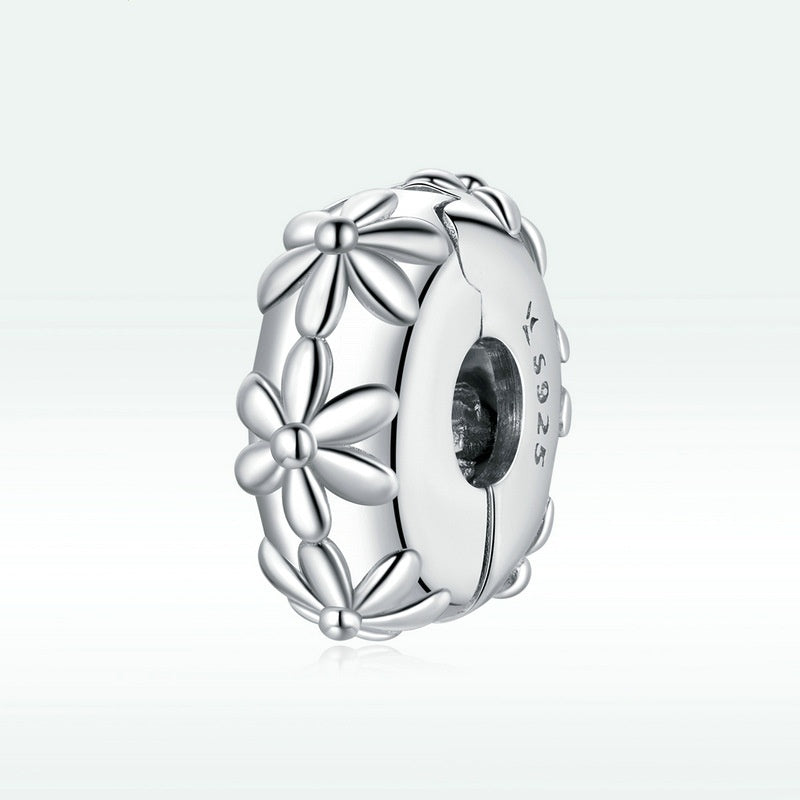 Jorrio Delicate Flower Vintage Sterling Silver Charm