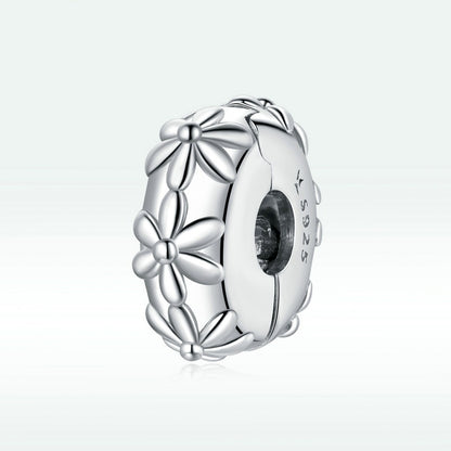Jorrio Delicate Flower Vintage Sterling Silver Charm