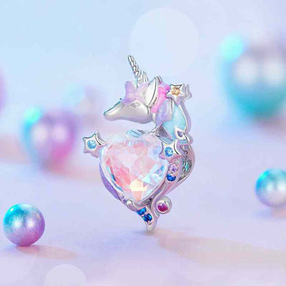 Jorrio handmade dazzling Unicorn sterling silver charms