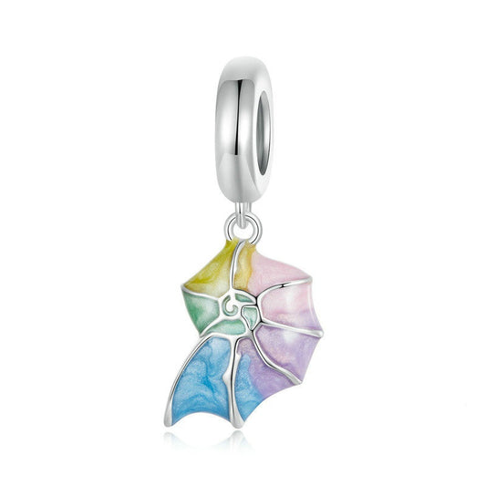 Jorrio Ocean Colorful Shades Neon Conch Sterling Silver Charm