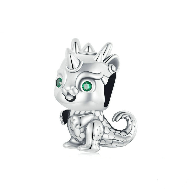 Jorrio New Year Animal Cute Little Dragon Sterling Silver Charm