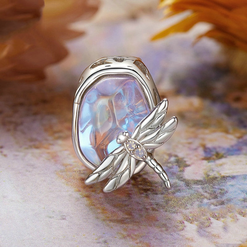 Jorrio Spring Illusion Dragonfly Sterling Silver Charm