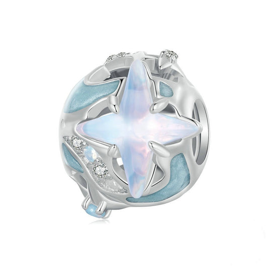 Jorrio Mystic Brilliant Star River Sterling Silver Charm